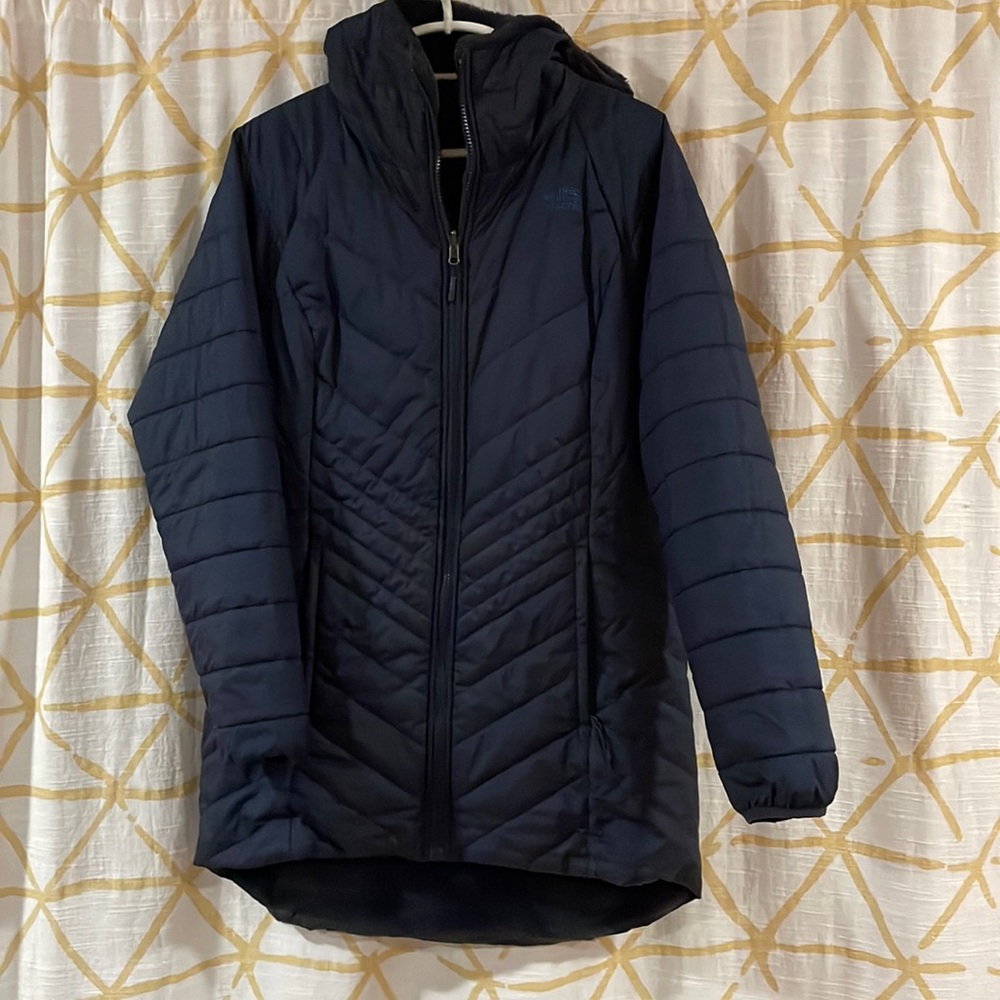 North Navy Mid Length Coat